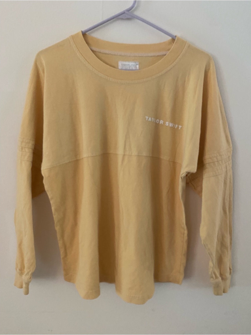 Taylor Swift Yellow Long Sleeve Its Golden Like Daylight Lover Era Swiftie Small